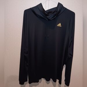 Adidas Men's Black Hoodie with Gold Logo Unisex Sz Plus 4X